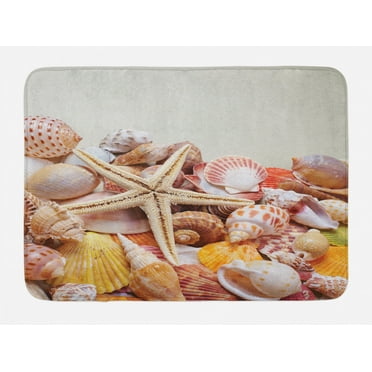 Brown Warm Taupe Teal 29.5 X 17.5 Plush Bathroom Decor Mat with Non Slip Backing Ambesonne Nautical Bath Mat Hand Drawn Seashells Scallop Starfish Whelk Ocean Underwater Life Theme Brown Warm Taupe Teal 29.5 X 17.5 Plush Bathroom Decor Mat with Non Slip Backing Ambesonne Nautical Bath Mat Hand Drawn Seashells Scallop Starfish Whelk Ocean Underwater Life Theme
